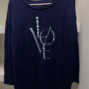 VS Long Sleeve PJs Sleep Gown Dress